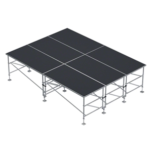 ProX StageQ 12x16 Z-Frame Portable Stage Package, 36"-60" High ProX Direct, ProX Stage Q, portable stage, portable staging, adjustable height stage, MK2, StageQ Mk2, z-frame, z frame stage